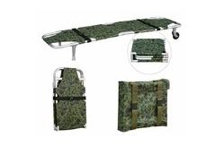 China First-Aid Folding Ambulance Stretcher Transportation Patients Simple With Wheels supplier