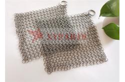 China Small Ring 8 In Chainmail Scrubber Dishcloth Cookware supplier