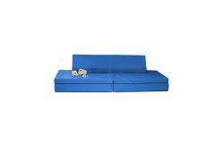 China Soft Furniture Playset Microsuede Modular Foam Play Couch 6 Piece supplier