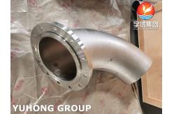 China Titanium Pipe Fittings, ASTM B363 WPT2 / Grade 2 / UNS R50400 Flanged Elbow supplier