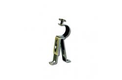China Telescopic Adjustable Ceiling Curtain Rod Hanging Brackets supplier