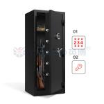 Large Gun Secure Box Gun Safe Box Protect Firearms Fire Resistant Anti Pry Safe Box for sale