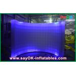 Inflatable Photo Booth Hire Events / Promotion Curved Wall Mobile Photo Booth L3 X W1.5 X H2m for sale