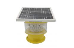 China Medium Intensity Solar Powered Aviation Lights High Chimney Bulding Safety supplier