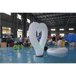 2.5M Diameter Inflatable Lighting Decoration Heart Belt LED Light