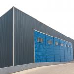 Prefab Building 100000 SQM Light Steel Warehouse Hangar Q235 Q345 for sale