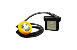 China IP68 Waterproof Rechargeable Led Mining Cap Lamp With Low Power Indication supplier