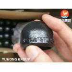 ASTM A234 WPB Carbon Steel Fittings Cap BW B16.9 SCH STD SCH40 SCH80 Black Painting for sale