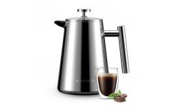 China 34OZ Double Wall Insulated French Press Coffee Maker Classical Style SS304 supplier