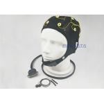 Cup Gold Plated Copper Electrode Sintered Compatible EEG Skull Cap for sale