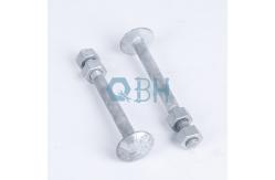 China ANSI Step Round Head HDG PLAIN A394T Carbon Steel Bolt supplier