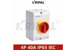 China AC waterproof isolator switch UKP four pole 40 Amp IP65 IEC standard supplier