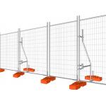 Public Safety Pvc Coated 2.1x2.4m Temp Construction Fence for sale