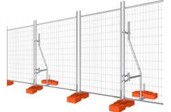China Public Safety Pvc Coated 2.1x2.4m Temp Construction Fence supplier