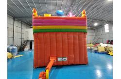 China Tarpaulin Inflatable Water Slides Cartoon Themed Kids Water Jumping Castle supplier