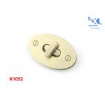 Oval Shape Bag Twist Lock Twist Lock Light Gold Color 50mm Zinc Alloy Material for sale