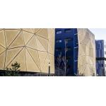 Laser Cut Aluminium Curtain Wall Facade Fireproof One Stop Project Solutions