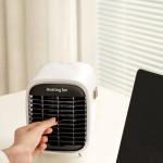 ABS Personal Electric Fan Heater 600W 900W Ceramic Small Space Heater Fan for sale