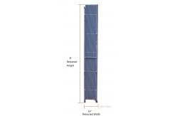 China Doorway Control Portable Folding Security Gates For Schools Single Open supplier