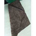 Brown Stitching Striped Coral Fleece Microfiber Kitchen Towels 32*32cm for sale