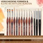 Precision Model Paintbrush Detailing Making Painting Brush Set for Scale Models for sale