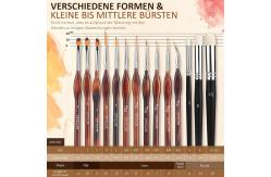 China Precision Model Paintbrush Detailing Making Painting Brush Set for Scale Models supplier