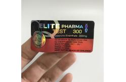 China Packaging Boxes Ultra Tren 10Ml Vial Labels With Hologram Effect supplier