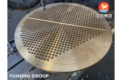 China ASTM Copper Alloy Steel Baffle And Tubesheet For Heat Exchanger supplier