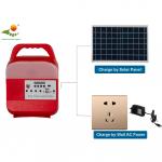 OEM Solar Powered Home Lighting System With Color 8000mAh Battery SRE-689 for sale