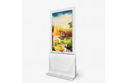 China RTC Clock Double Sided Digital Signage Interactive Touch 55in supplier