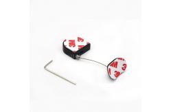 China D-shaped Mini Anti Theft Retractable Pull Box with Gummy Metal Plate End supplier