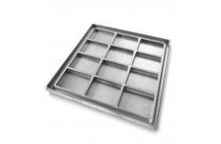 China RK Bakeware China Foodservice NSF Glaze Nonstick Rectangular Square Aluminum Pizza Baking Pan supplier