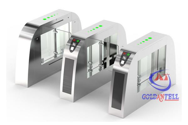 Standard Silver Swing Barrier Gate Ticketing System 600mm Arm Length