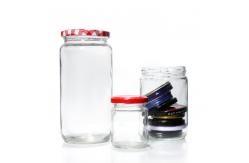 China Factory Wholesale 8Oz 16Oz 24Oz Glass Canning Jars With Lid supplier