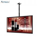 55 Inch Black Digital Signage Indoor Advertising Player For Restaurants for sale