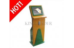China Touchscreen Mobile Phone Bill Payment Kiosk With Coin Acceptor， Trackball supplier