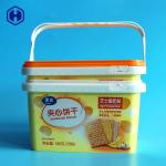 Water Proof IML Tubs Recycle Labeling Biscuit Plastic Container for sale