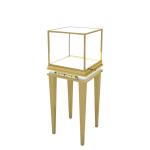Necklace Retail Jewelry Store Display Case Glass Stainless Steel CE ISO9001 for sale