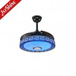 42 Inch Multifunctional Music Hidden Blades Ceiling Fan Light Lighting Solutions Service