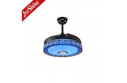 China 42 Inch Multifunctional Music Hidden Blades Ceiling Fan Light Lighting Solutions Service supplier