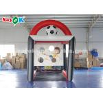 Inflatable Football Toss Game PVC Tarpaulin Inflatable Soccer Batting Cage Football Speed Tent 2.5*3.5*3.6m for sale