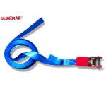 Lightweight  Ratchet Tie Down Straps EN12195-2 Standard With Blue Label for sale