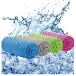 Super Magic Microfiber Sports Instant Cool Towel Ice Neck Cooling Sport Towel Custom Logo for sale
