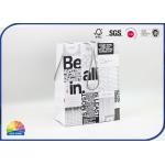 Custom Print Paper Shopping Bags With Cotton Ropes For Clothes for sale