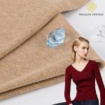 Breathable Solid Knit Fabric 100% Combed Cotton Yarn Fabric 185cm Width for sale