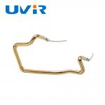 Industrial Infrared Heating Accessories Gold Halogen Heater Tube Shaped Element for sale