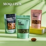 Food Grade Mylar Bags Stand Up Pouch With Zipper Top Moisture Proof Aluminium Foil Food Packaging for sale