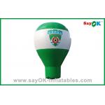 White And Green Large Inflatable Balloon , Inflatable Advertising balloon for sale