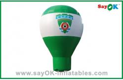 China White And Green Large Inflatable Balloon , Inflatable Advertising balloon supplier