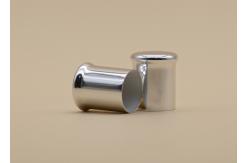 China 16.5mm Diameter Silver Aluminum Perfume Bottle Caps With Durable PP Inner supplier